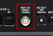 Reference input/output connector